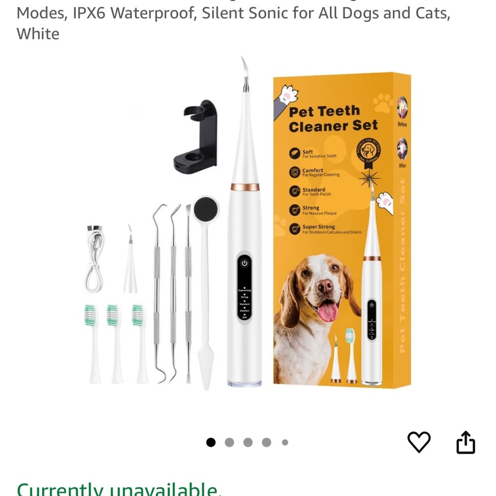Pet Teeth Cleaner Set with Tools